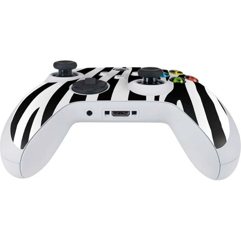 Zebra Print Xbox Series S Controller Skin