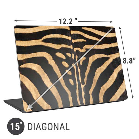 Zebra Animal Print Universal Laptop 15in (12.2 x 8.8in) Skin