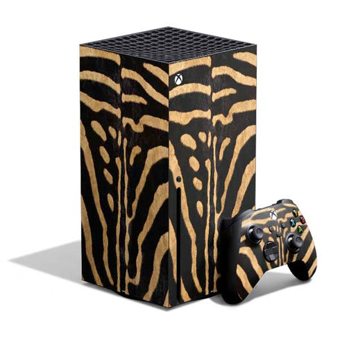 Zebra Animal Print Xbox Series X Bundle Skin