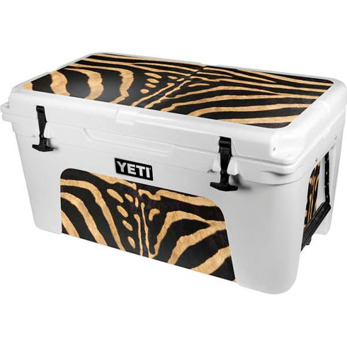 Zebra YETI Tundra 65 Hard Cooler Skin