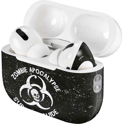 Zombie Apocalypse Survival Guide AirPods Pro 2nd Gen Skin