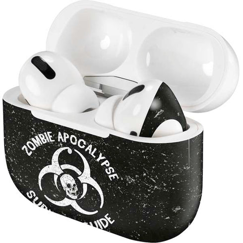 Zombie Apocalypse Survival Guide Apple AirPods Pro Skin