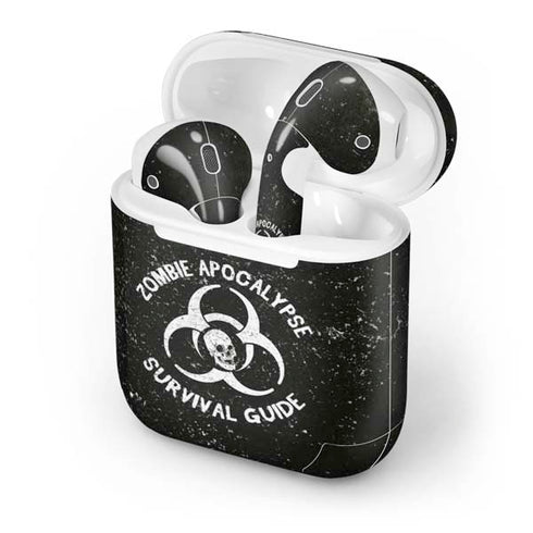 Zombie Apocalypse Survival Guide Apple AirPods Skin
