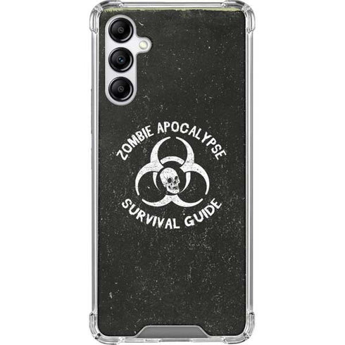 Zombie Apocalypse Survival Guide Galaxy A14 5G Clear Case
