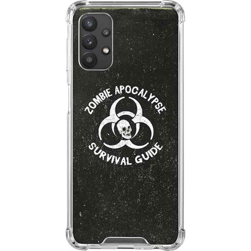 Zombie Apocalypse Survival Guide Galaxy A32 5G Clear Case