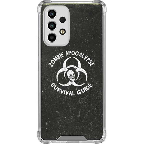 Zombie Apocalypse Survival Guide Galaxy A33 5G Clear Case