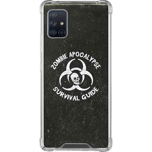 Zombie Apocalypse Survival Guide Galaxy A51 5G Clear Case