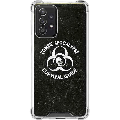 Zombie Apocalypse Survival Guide Galaxy A52 5G Clear Case