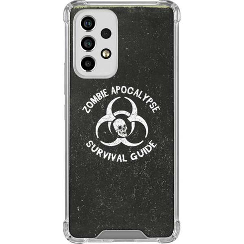 Zombie Apocalypse Survival Guide Galaxy A53 5G Clear Case