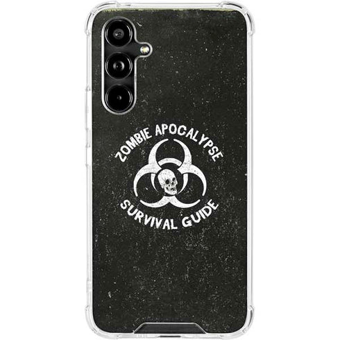 Zombie Apocalypse Survival Guide Galaxy A54 5G Clear Case