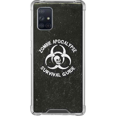 Zombie Apocalypse Survival Guide Galaxy A71 5G Clear Case