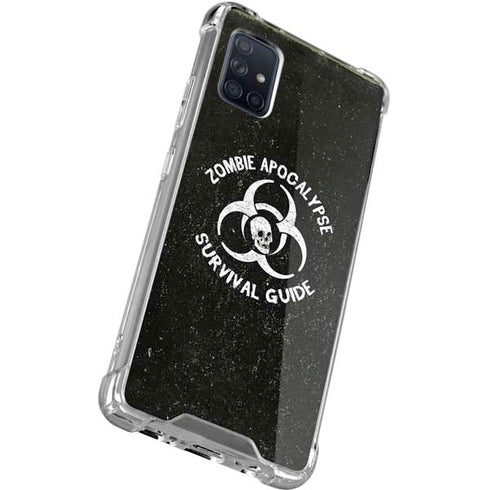 Zombie Apocalypse Survival Guide Galaxy A71 5G Clear Case