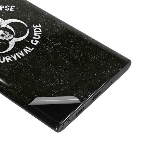 Zombie Apocalypse Survival Guide Galaxy Note 10 Plus Skin