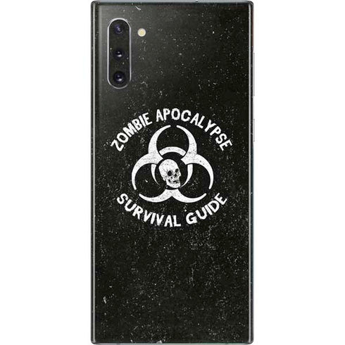 Zombie Apocalypse Survival Guide Galaxy Note 10 Skin