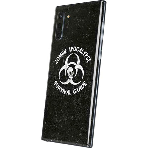 Zombie Apocalypse Survival Guide Galaxy Note 10 Skin