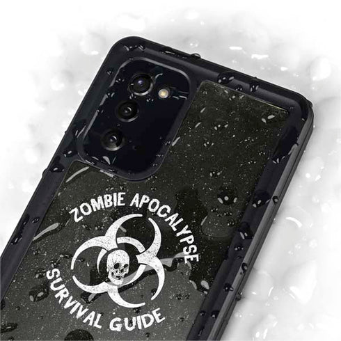 Zombie Apocalypse Survival Guide Galaxy Note20 5G Waterproof Case