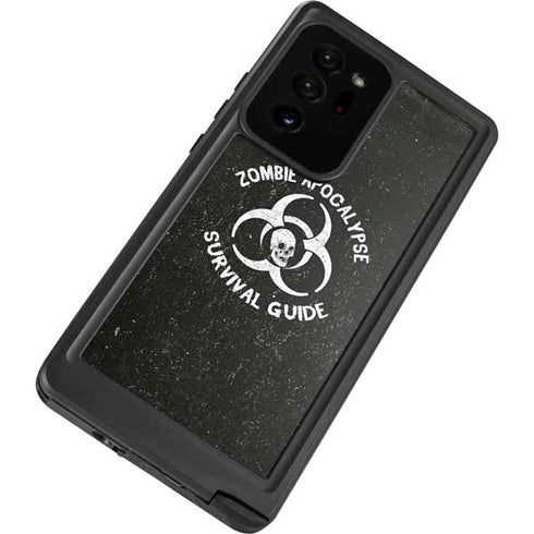 Zombie Apocalypse Survival Guide Galaxy Note20 Ultra 5G Waterproof Case