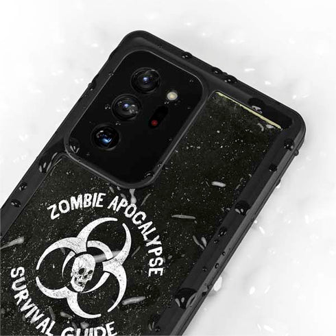 Zombie Apocalypse Survival Guide Galaxy Note20 Ultra 5G Waterproof Case