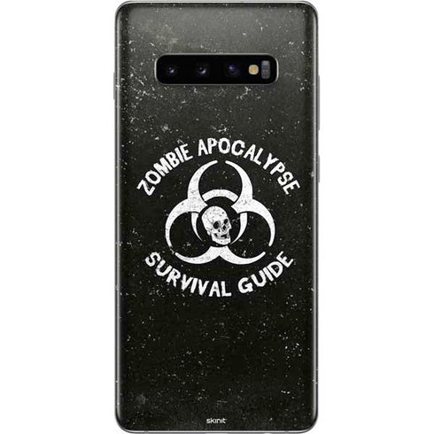 Zombie Apocalypse Survival Guide Galaxy S10 Plus Skin