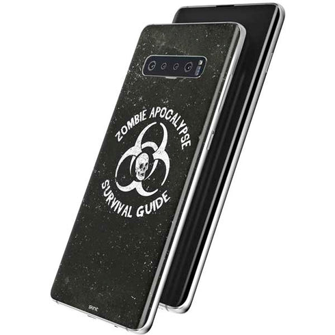 Zombie Apocalypse Survival Guide Galaxy S10 Skin