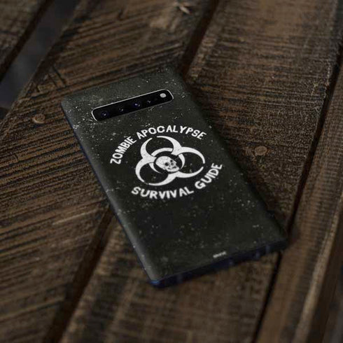 Zombie Apocalypse Survival Guide Galaxy S10 Skin