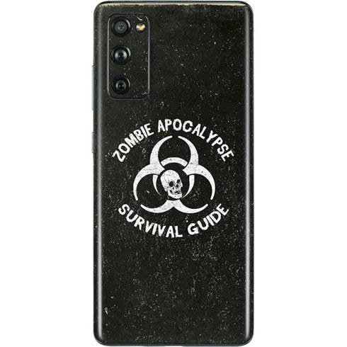 Zombie Apocalypse Survival Guide Galaxy S20 Fan Edition Skin