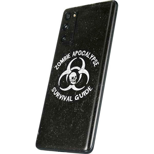 Zombie Apocalypse Survival Guide Galaxy S20 Fan Edition Skin