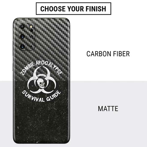 Zombie Apocalypse Survival Guide Galaxy S20 Plus Skin