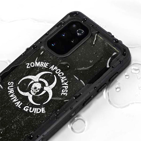 Zombie Apocalypse Survival Guide Galaxy S20 Plus Waterproof Case