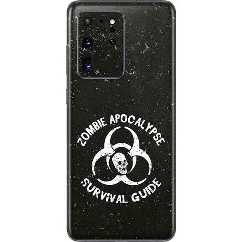 Zombie Apocalypse Survival Guide Galaxy S20 Ultra 5G Skin
