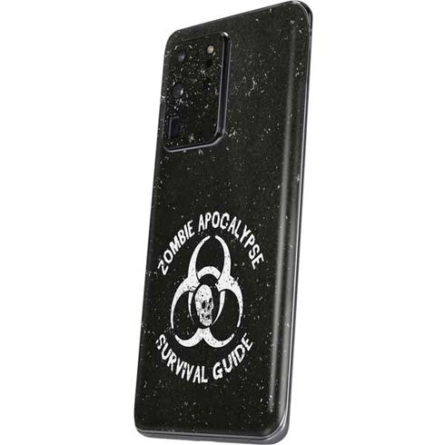 Zombie Apocalypse Survival Guide Galaxy S20 Ultra 5G Skin