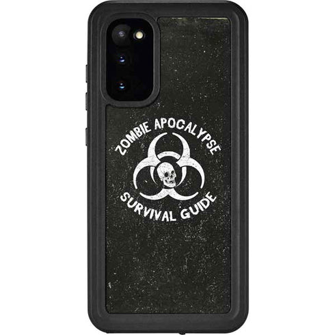 Zombie Apocalypse Survival Guide Galaxy S20 Waterproof Case