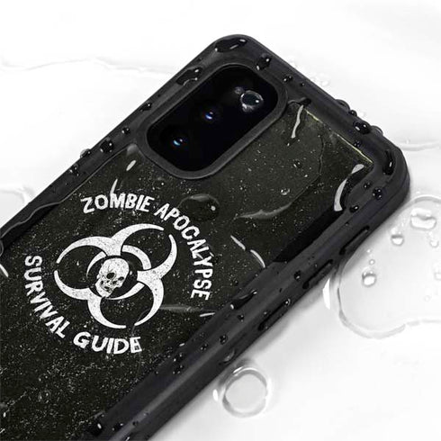 Zombie Apocalypse Survival Guide Galaxy S20 Waterproof Case