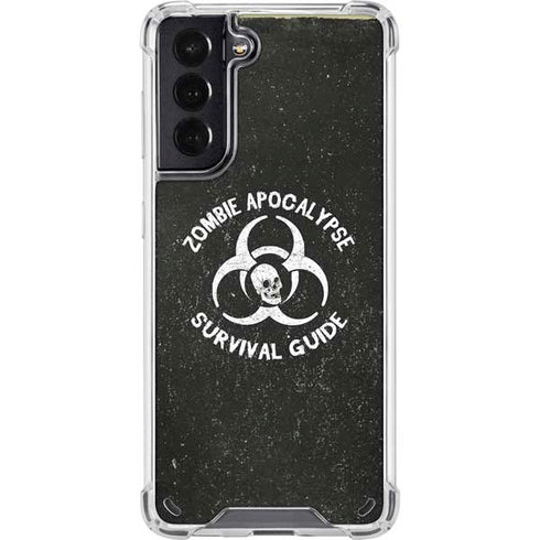 Zombie Apocalypse Survival Guide Galaxy S21 5G Clear Case