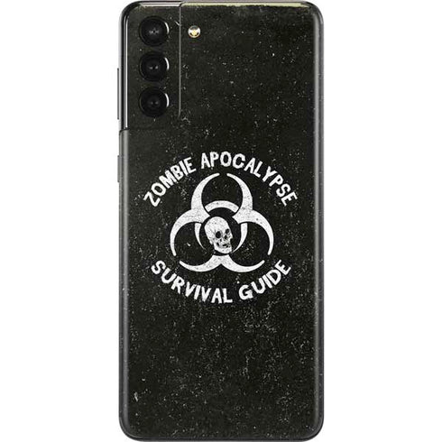 Zombie Apocalypse Survival Guide Galaxy S21 Plus 5G Skin