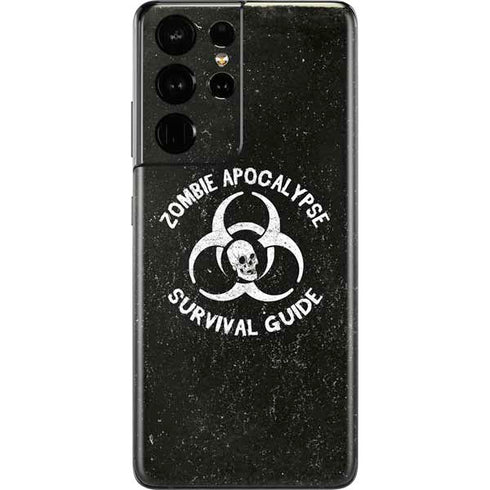 Zombie Apocalypse Survival Guide Galaxy S21 Ultra 5G Skin