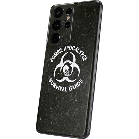 Zombie Apocalypse Survival Guide Galaxy S21 Ultra 5G Skin