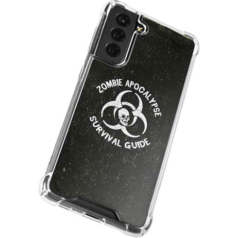 Zombie Apocalypse Survival Guide Galaxy S22 Plus Clear Case