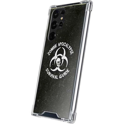 Zombie Apocalypse Survival Guide Galaxy S22 Ultra Clear Case