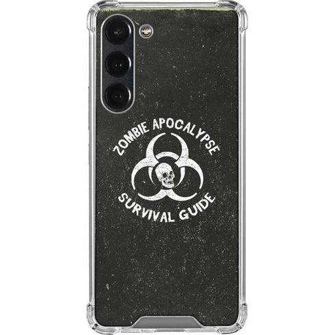 Zombie Apocalypse Survival Guide Galaxy S23 Plus Clear Case