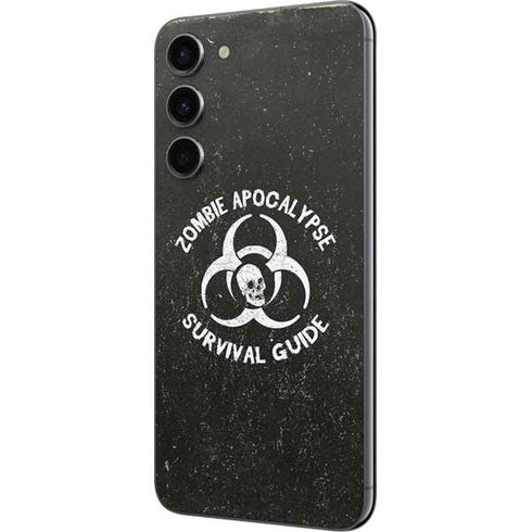 Zombie Apocalypse Survival Guide Galaxy S23 Plus Skin