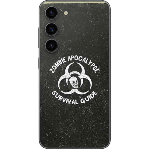 Zombie Apocalypse Survival Guide Galaxy S23 Skin