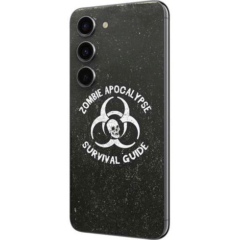 Zombie Apocalypse Survival Guide Galaxy S23 Skin