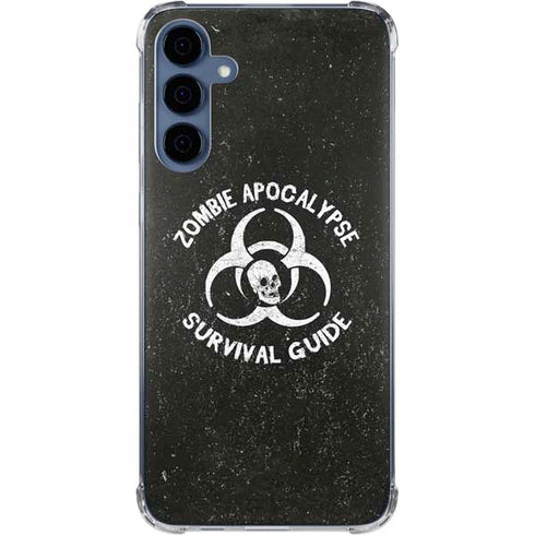 Zombie Apocalypse Survival Guide Galaxy S24 Clear Case