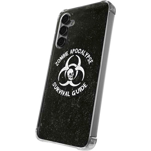 Zombie Apocalypse Survival Guide Galaxy S24 Plus Clear Case