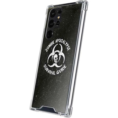 Zombie Apocalypse Survival Guide Galaxy S24 Ultra Clear Case