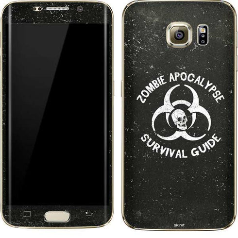 Zombie Apocalypse Survival Guide Galaxy S7 Edge Skin