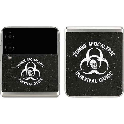 Zombie Apocalypse Survival Guide Galaxy Z Flip3 5G Skin