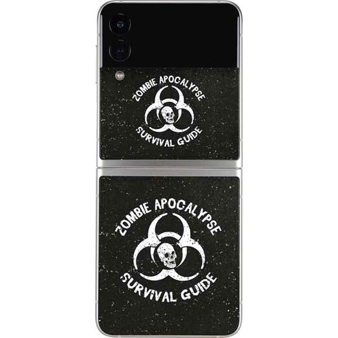 Zombie Apocalypse Survival Guide Galaxy Z Flip3 5G Skin