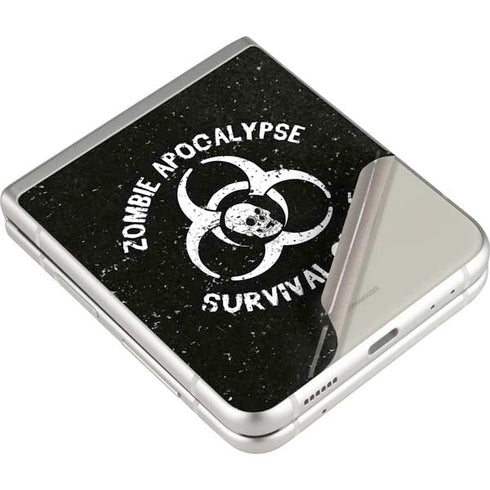 Zombie Apocalypse Survival Guide Galaxy Z Flip3 5G Skin